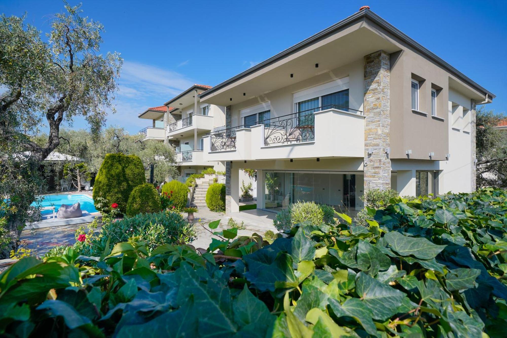 Luxury Villa Fotini Limenas  Exterior foto